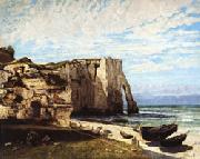 Gustave Courbet The Cliff at Etretat after the Storm oil
